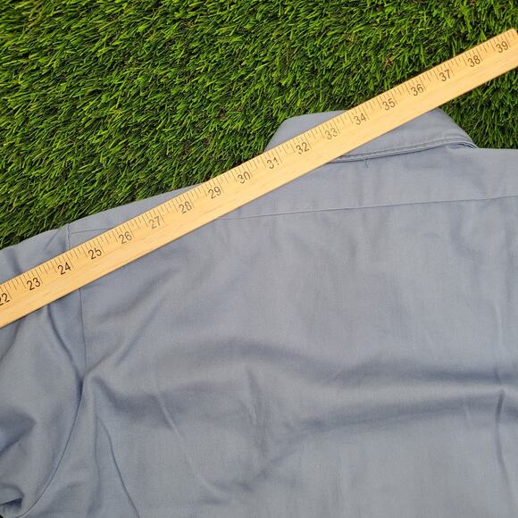 Vintage 80s Big-Mac Workwear Button Shirt M/L 22x29 Utility - Picture 3 of 10